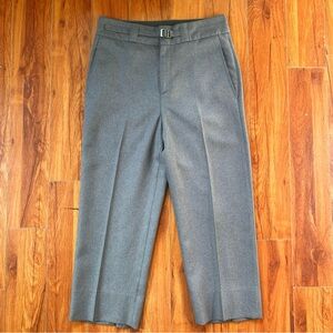 Neil Barrett Gray Belted Dress Pants